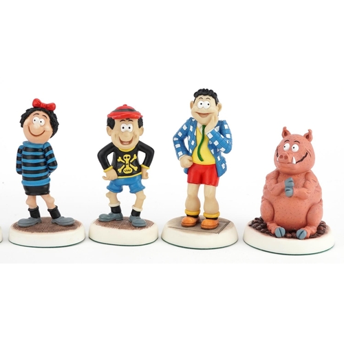 783 - Eight Robert Harrop, The Beano, Dandy Collection figures including Danny numbered BD10, Rasher numbe... 