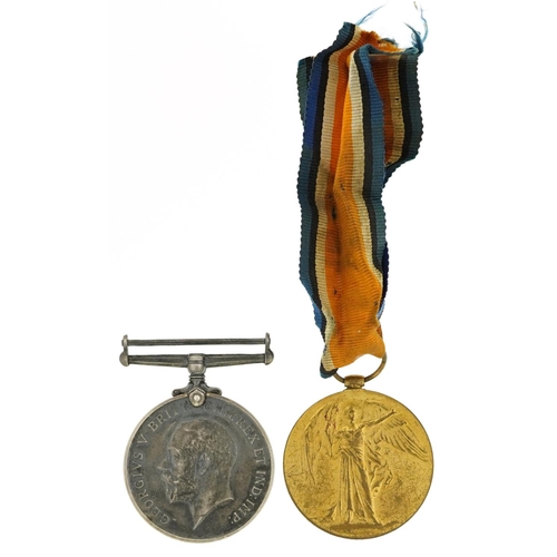 668 - A British military World War I medal pair awarded to 46626 PTE.W.WALLER.R.SC.FUS.