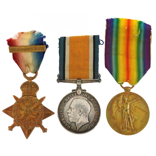 658 - A British military World War 1 medal trio awarded to L-9120 SJT.C.A.MC GRATH.R.SUSS.R..