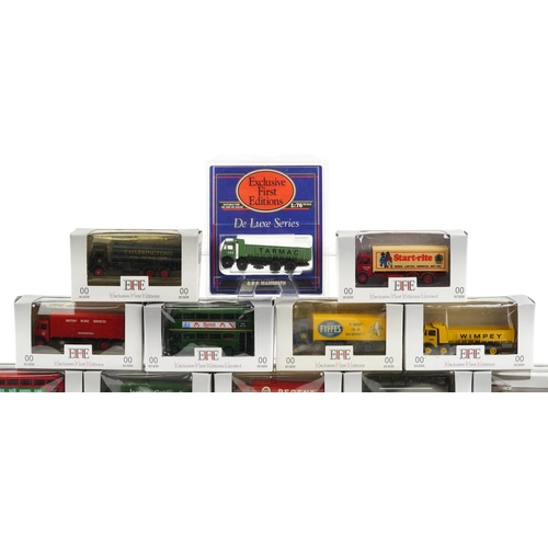 576 - Eighteen Exclusive First Editions diecast vehicles with boxes.