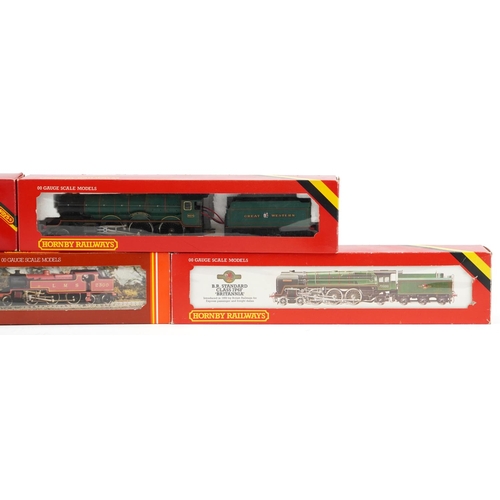 512 - Five Hornby OO gauge locomotives with boxes comprising R.311, R.063, R078, R055 and R150.