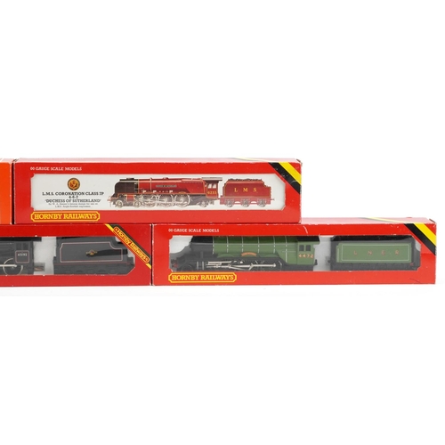 513 - Five Hornby OO gauge locomotives with boxes comprising R.066, R.761. R.840, R.372 and The Flying Sco... 