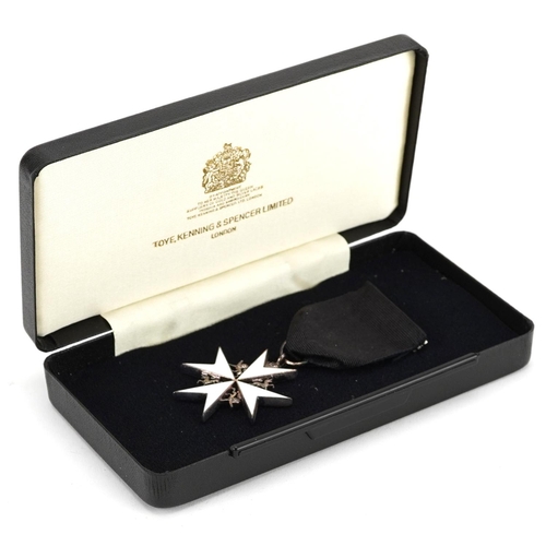 738 - An 'Officer of the Order of St. John Ambulance' medal, cased.