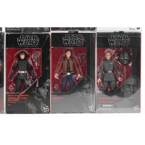 616 - Ten as New Star Wars The Black Series collectable figures including Wedge Antilles, Resistance Tech ... 