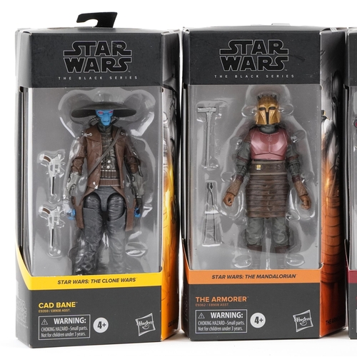 617 - Five as new Star Wars The Black Series collectable figures comprising Hera Syndulla, Wrecker, The Ar... 