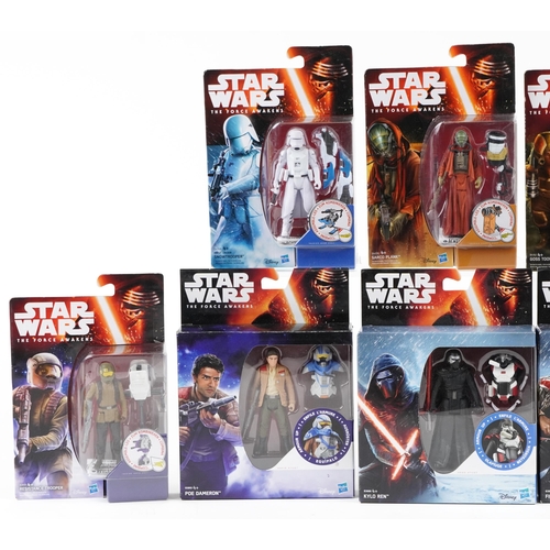 642 - Eleven as new Star Wars The Force Awakens collectable figures including First Order Stormtrooper Squ... 