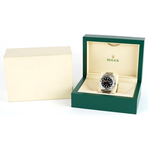 18 - Rolex, a gentlemen's Rolex Oyster Perpetual Date Explorer II automatic wristwatch, serial number 216... 