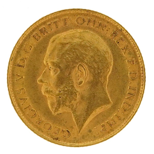 20 - A George V 1912 gold half sovereign.