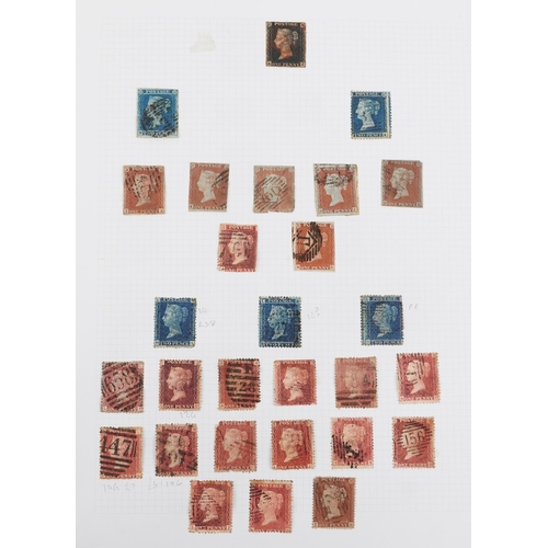 1533 - A Stamp album containing 19th century British and later world stamps to include Penny Black, Austral... 