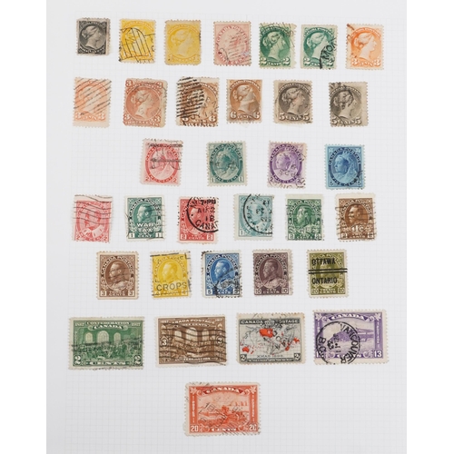 1533 - A Stamp album containing 19th century British and later world stamps to include Penny Black, Austral... 