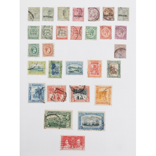 1533 - A Stamp album containing 19th century British and later world stamps to include Penny Black, Austral... 