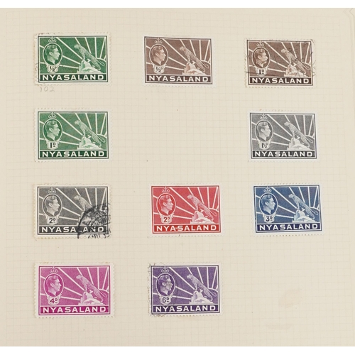 1534 - 19th century and later Commonwealth stamps housed in an album including New Zealand, Norfolk Islands... 