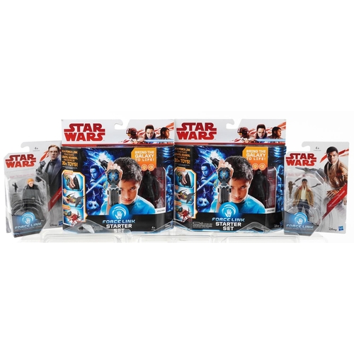 591 - Thirteen as new Star Wars Force Link collectable figures including General Hux, Jyn Erso, Luke Skywa... 