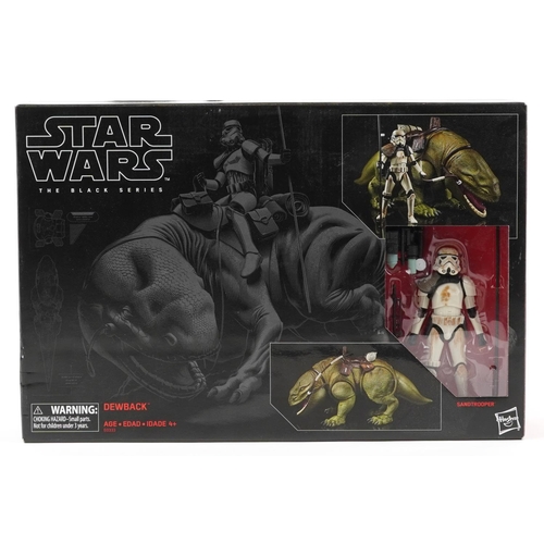 602 - An as new Star Wars The Black Series Dewback with box, the box numbered 04.