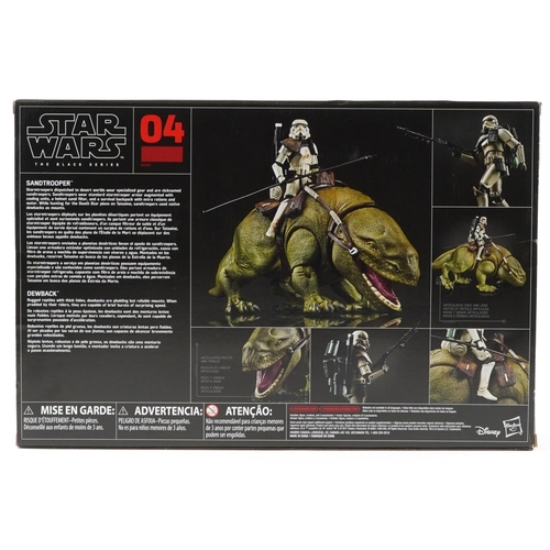 602 - An as new Star Wars The Black Series Dewback with box, the box numbered 04.