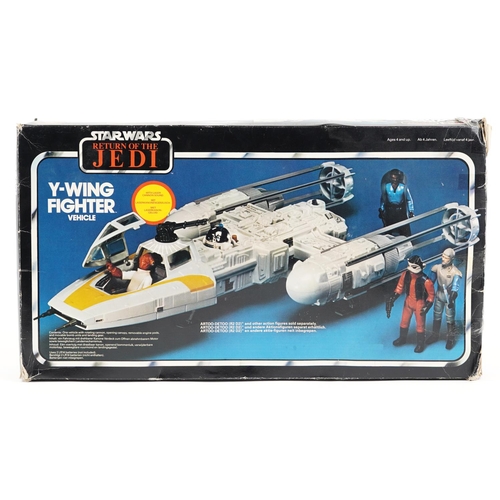 605 - A vintage 1980s Star Wars Return of the Jedi Y-Wing Fighter vehicle, with box.