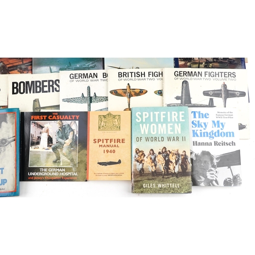 744 - A good collection of military interest books.