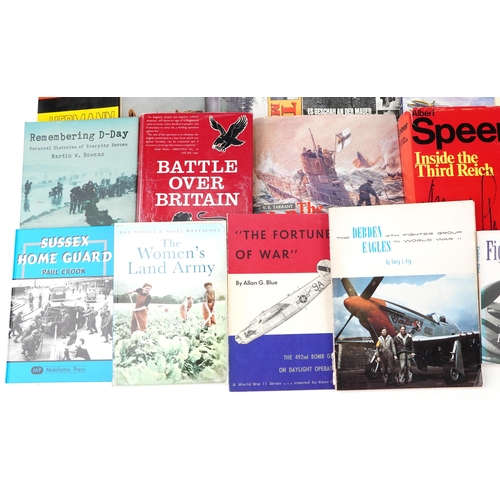 740 - A good collection of military interest books.