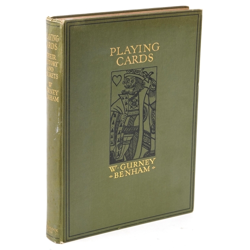 1631 - Playing Cards by W. Gurney Benham, published by Ward Lock & Co. Limited, London, signed by the autho... 