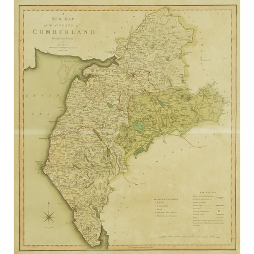 1593 - A Two Sheet Map of the Principality of Wales: Divided into Counties, printed for C W Smith, January ... 