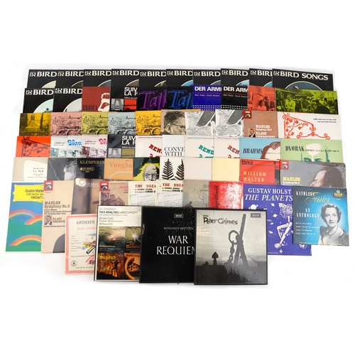 466 - A collection of various vinyl LP records, predominantly classical.