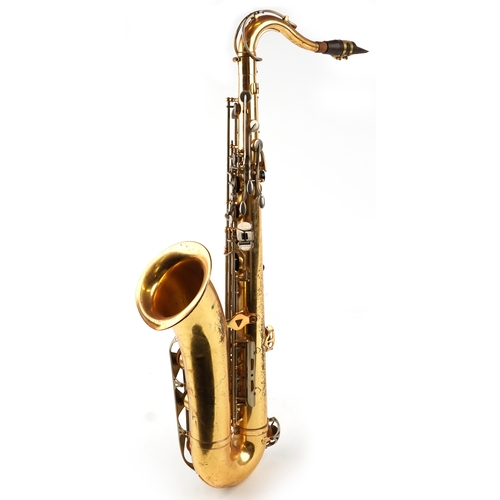 455 - A Vito tenor saxophone, L-72cm, cased.