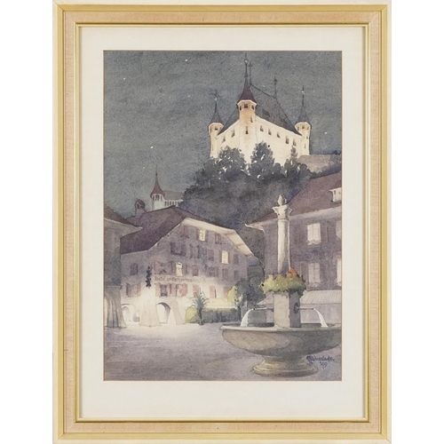 2804 - N.L. Winslade - Two 20th century British school watercolours on paper, each signed and dated, framed... 