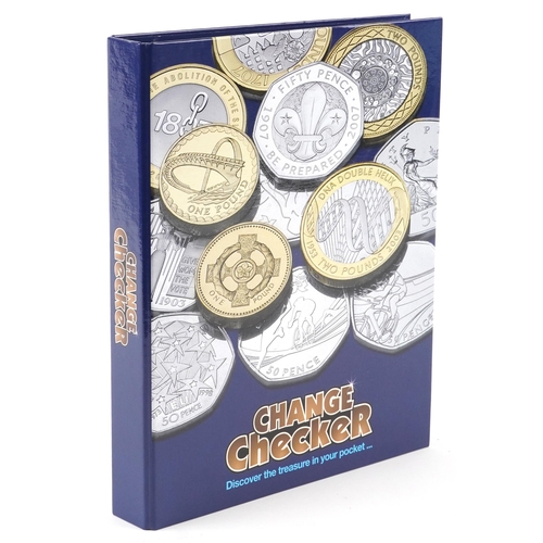 1490 - A Change Checker stock book containing one hundred fifty pence pieces to include the 2012 Olympic Ga... 