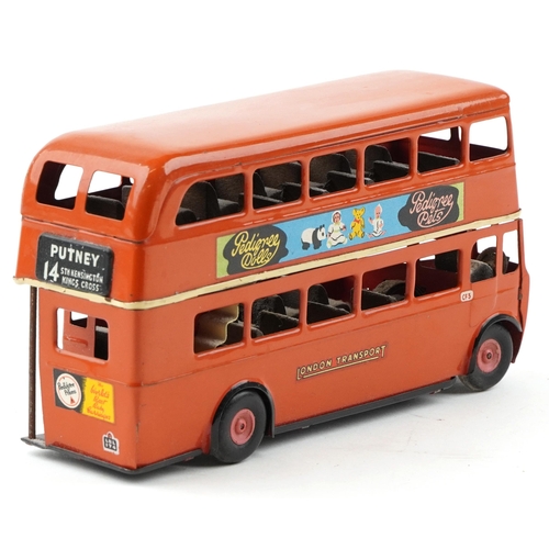 525 - A Tri-ang Mimic Toys diecast London bus, 19cm in length.