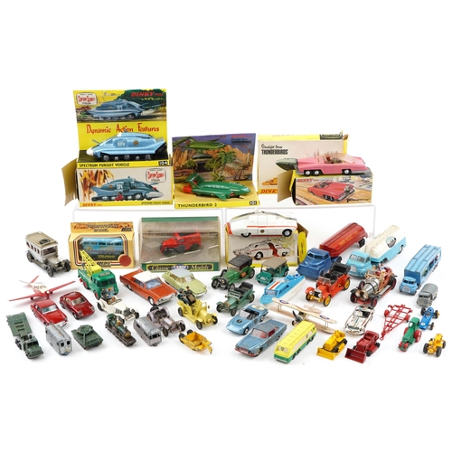 561 - A collection of diecast vehicles to include a Dinky Toys Captain Scarlet Spectrum Pursuit vehicle, a... 