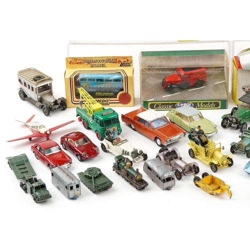 561 - A collection of diecast vehicles to include a Dinky Toys Captain Scarlet Spectrum Pursuit vehicle, a... 