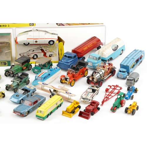 561 - A collection of diecast vehicles to include a Dinky Toys Captain Scarlet Spectrum Pursuit vehicle, a... 