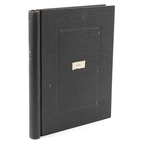 1539 - A black stamp album containing early 20th century and later Irish stamps to include George V overpri... 