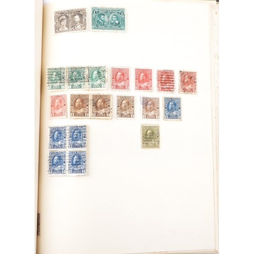 1537 - 19th century Canada and it's provinces stamps, mint and used, housed in a black album.