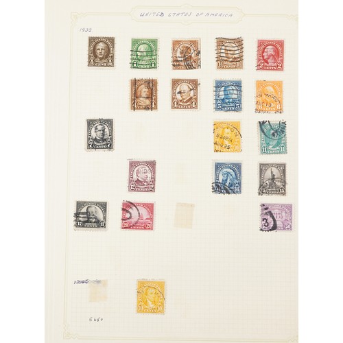 1522 - 19th century and later American stamps, some housed in two albums, including loose stamps, first day... 