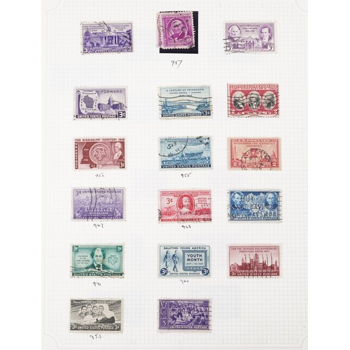 1522 - 19th century and later American stamps, some housed in two albums, including loose stamps, first day... 