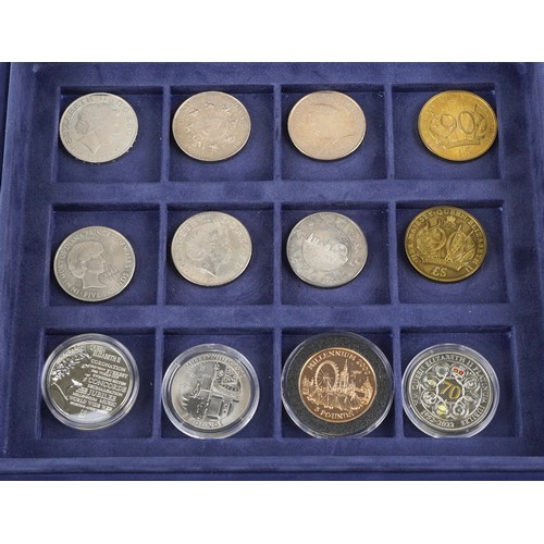 1488 - Twenty four commemorative British five pound coins, one hundred and twenty pounds in face value.