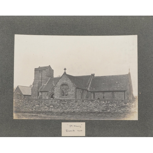 2318 - A large collection of early 20th century black and white photographs relating to churches and cathed... 