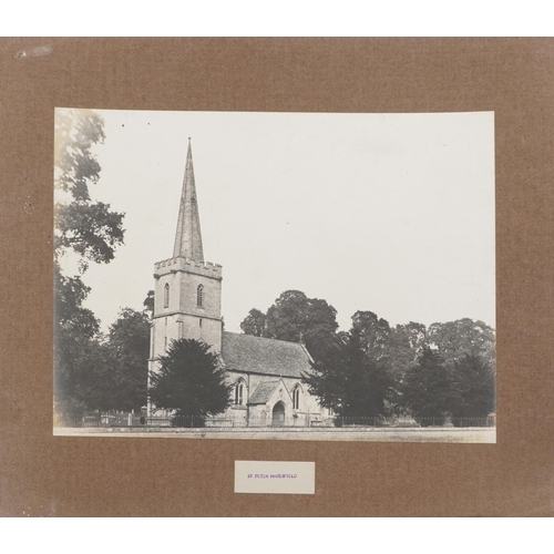 2318 - A large collection of early 20th century black and white photographs relating to churches and cathed... 