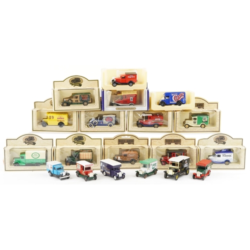 1407 - A small collection of Days Gone diecast model vehicles, boxed and loose.