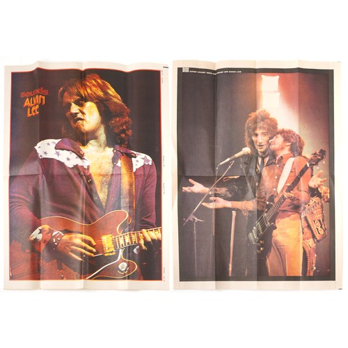 2288 - A collection of 1970s DISC Action Gallery series posters including Rod Stewart and Ronnie Lane, Wish... 