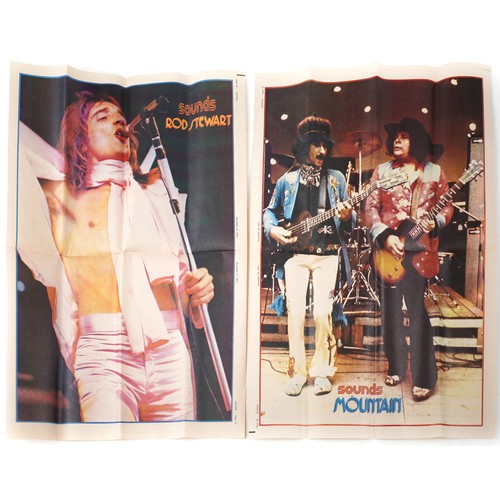 2288 - A collection of 1970s DISC Action Gallery series posters including Rod Stewart and Ronnie Lane, Wish... 