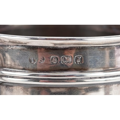 505 - A George V silver christening tankard, TS maker's mark, Birmingham 1933, 6.5cm high, 53.0g.