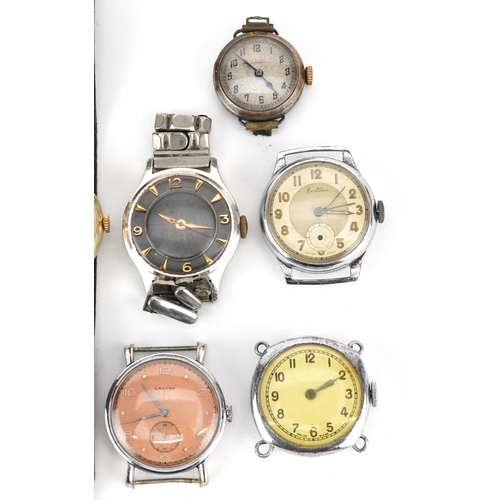 3768 - Eight vintage and later gentlemen's and ladies wristwatches including Ingersoll, Casio alarm chronog... 