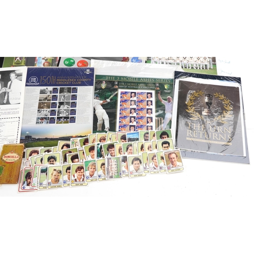 2229 - Vintage cricket memorabilia to include the 150th Anniversary of Middlesex County Cricket Club, The T... 