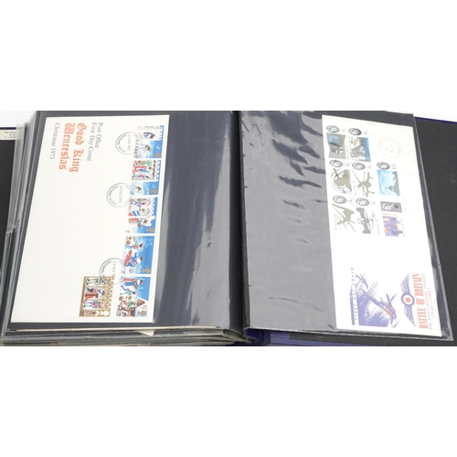 2230 - A large quantity of first day covers and stamp booklets, some with stamps, including presentation pa... 