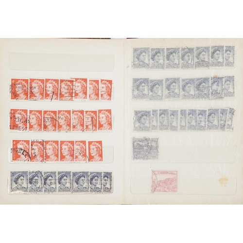 2224 - British and world 19th century and later world stamps, some loose, mainly arranged in a series of st... 