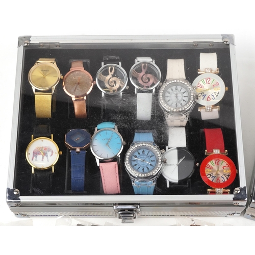 3808 - A large collection of mostly as new wristwatches