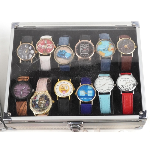 3808 - A large collection of mostly as new wristwatches