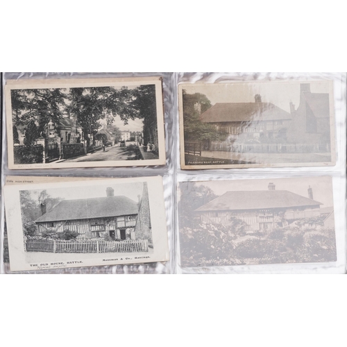 2240 - Early 20th century and later postcards from Sussex and Kent, some loose, predominantly from the Hast... 